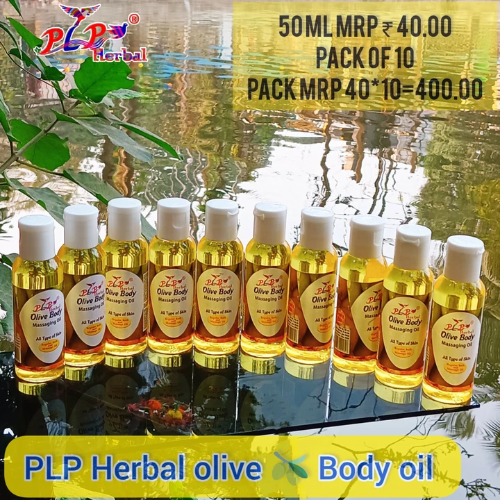 PLP Herbal Olive 🫒 Body oil 50ml uploaded by PLP Production and Marketing Pvt Ltd on 12/15/2022