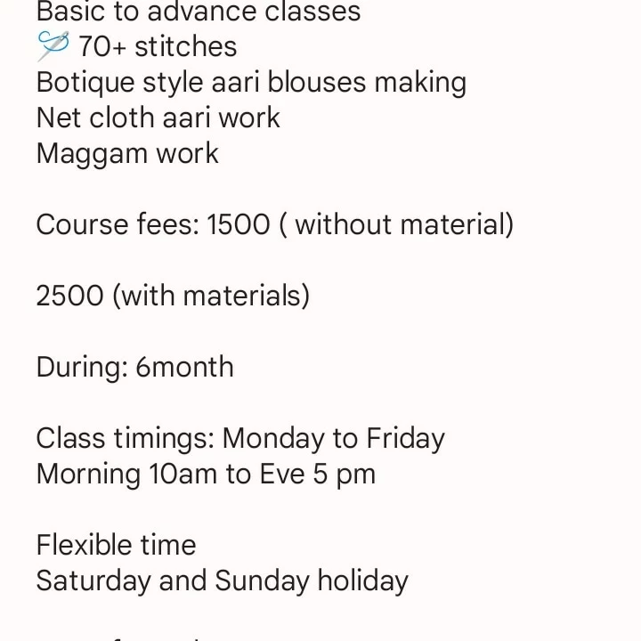 Aari online class  uploaded by Sky  aari blouses & materials ,and sarees  on 12/15/2022