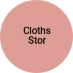 Business logo of Cloths stor