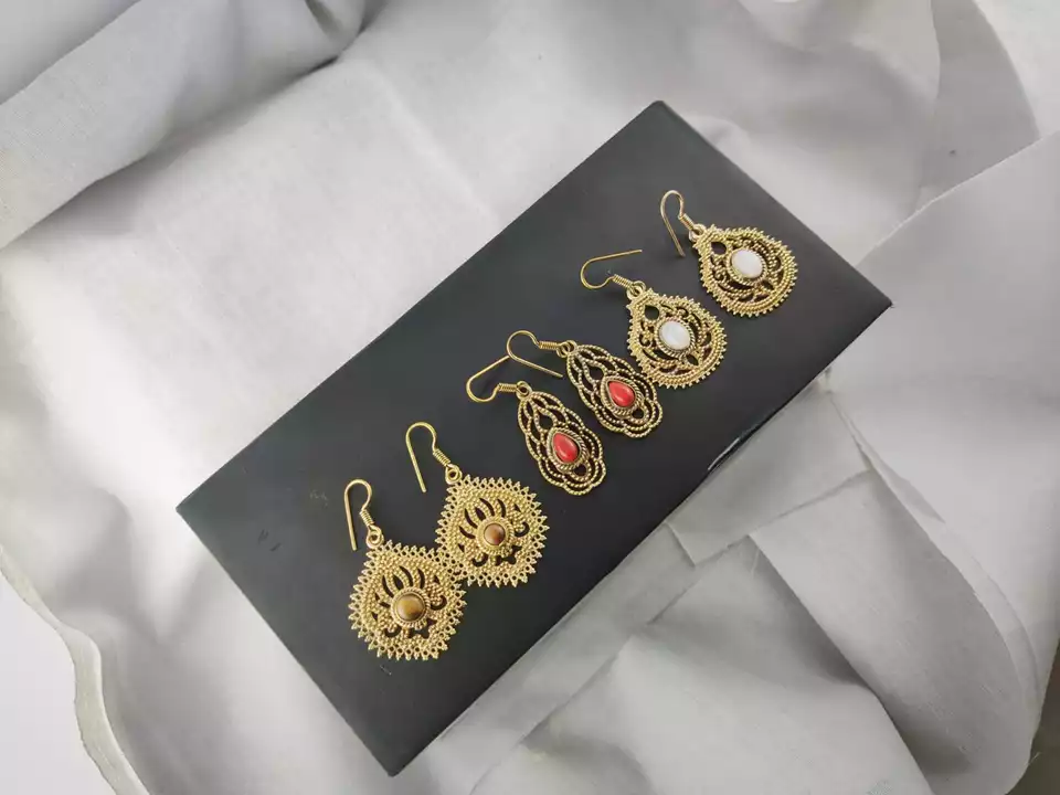 Western earrings danglers uploaded by business on 12/15/2022
