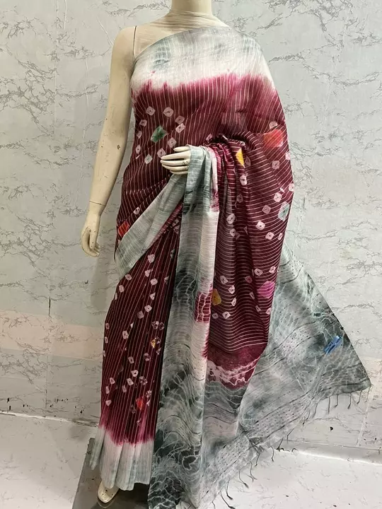 Kota stepl siquence saree with running blouse uploaded by business on 12/15/2022