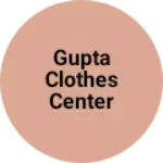Business logo of Gupta clothes center