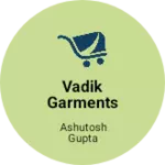 Business logo of Vadik Garments