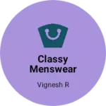 Business logo of Classy Menswear