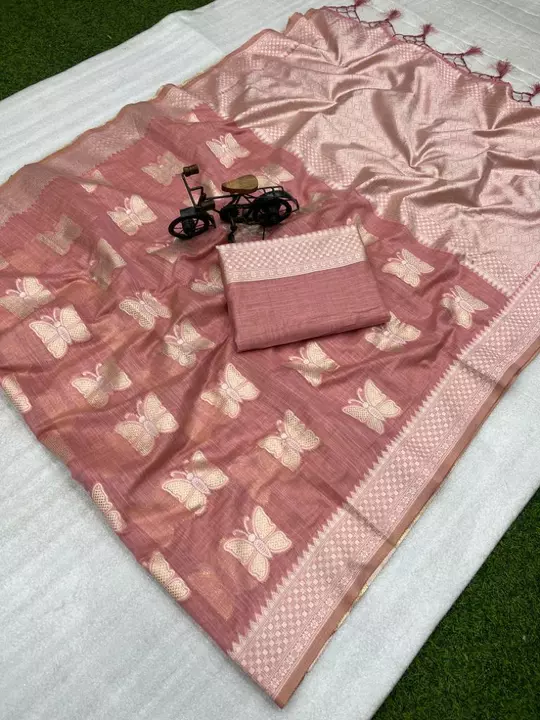 ITS  ALL OVER WEAVING SAREE
SIROSKI STYLE JARI WEAVING WORK IN BUTTA uploaded by KBS FASHION STORE on 12/16/2022