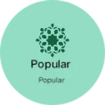 Business logo of Popular