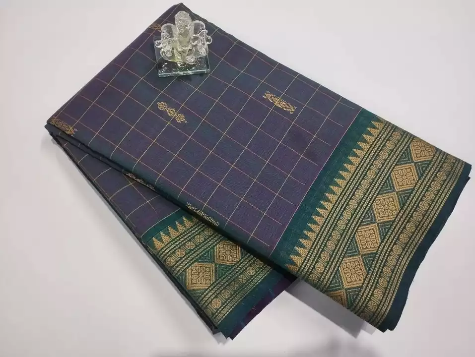 Kanchipuram cotton saree  uploaded by Meher hendloom on 12/16/2022