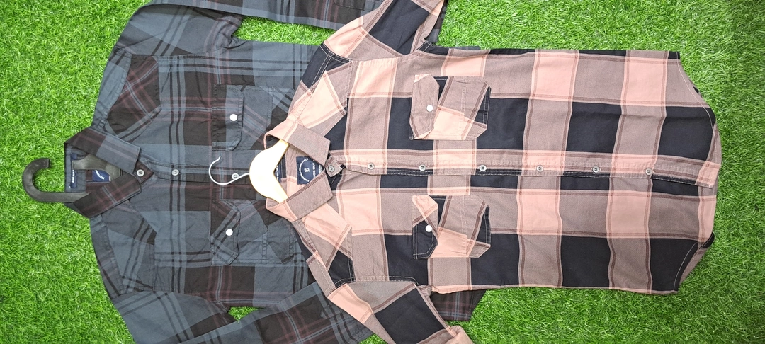 Product image with price: Rs. 350, ID: heavy-demanded-rfd-fabric-double-pocket-checks-shirts-with-20-fantastic-color-with-size-101b22f9