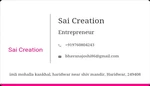 Business logo of Sai Creation