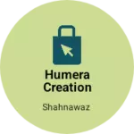 Business logo of Humera creation