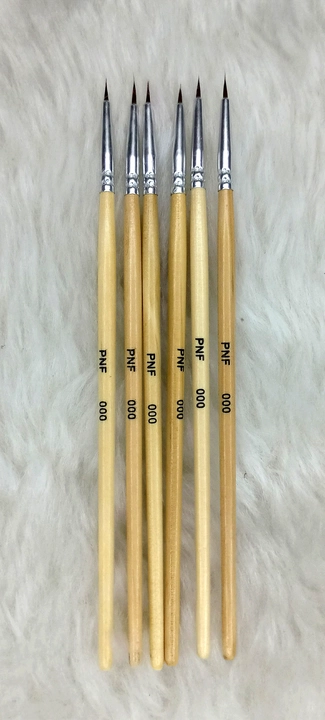 IMPORTED WOODEN 000 PROFESSIONAL BRUSH SET FOR BINDI DESIGN  uploaded by business on 12/17/2022