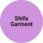 Business logo of Shifa garment