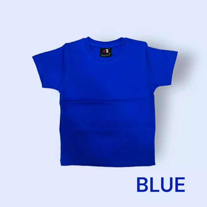 Blue Basic Plain Round Neck T-shirt  uploaded by Arihant Trading on 12/17/2022