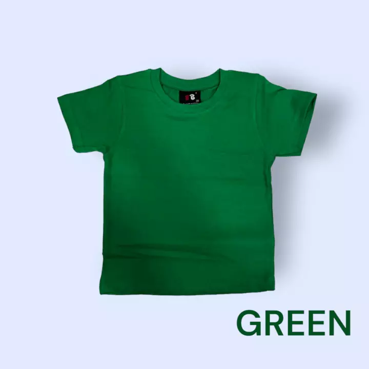 Green Basic Plain Round Neck T-shirt  uploaded by Arihant Trading on 12/17/2022