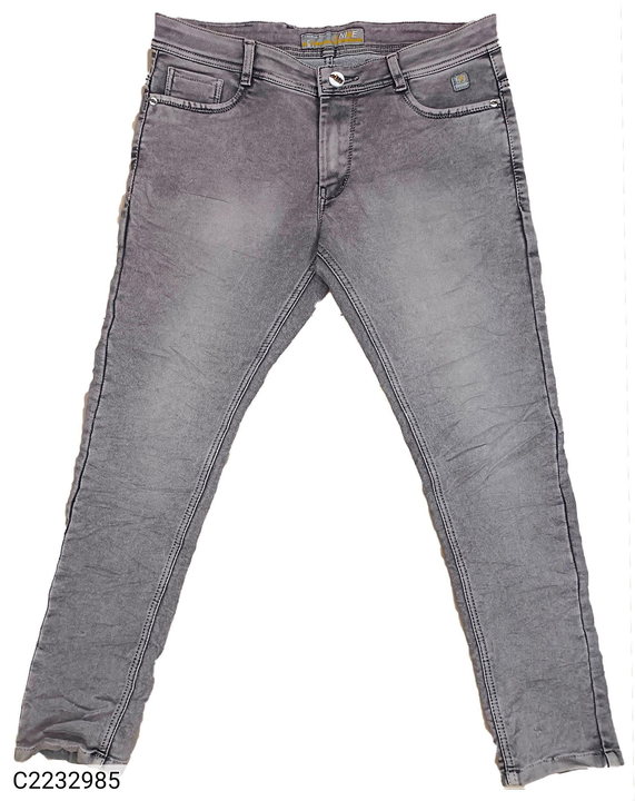 *Catalog Name:* Denim Solid With Washed/Rugged Slim Fit Mens Jeans

*Details:*
Product Name: Denim S uploaded by Mr. Goldy Online Wholesaler on 12/17/2022