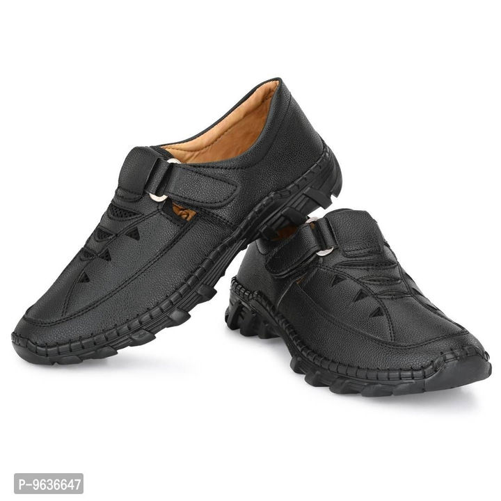 Stylish Black Synthetic Solid Casual Sandals For Men uploaded by business on 12/17/2022
