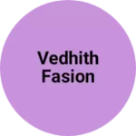 Business logo of Vedhith fasion