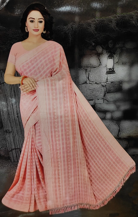 Glamourhub Premium Red Fabric Saree with Swaroski Work uploaded by business on 12/17/2022