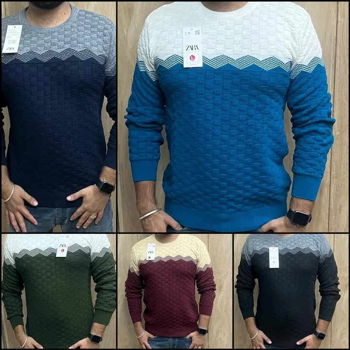 DOUBLE SHADE SELF PULLOVER  uploaded by Ahuja Enterprises  on 12/17/2022