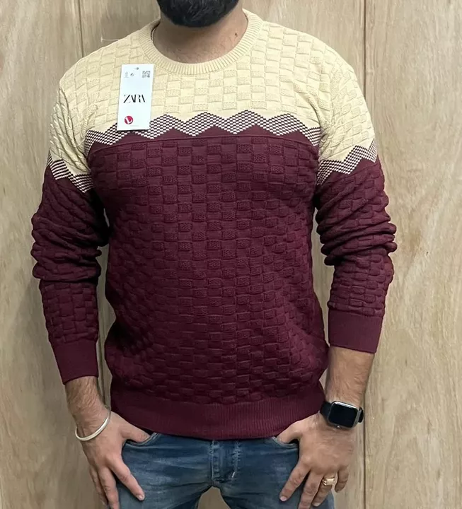 DOUBLE SHADE SELF PULLOVER  uploaded by Ahuja Enterprises  on 12/17/2022