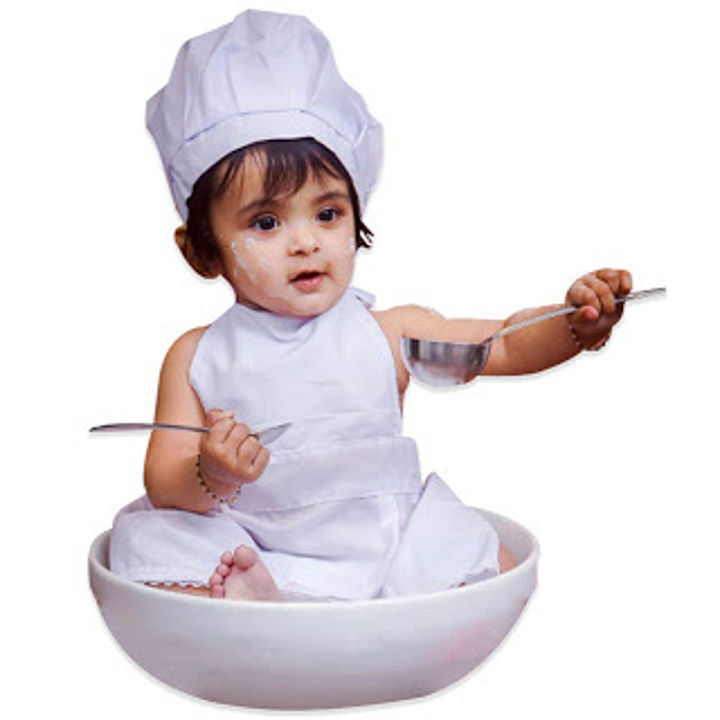 Bembika Cute Baby Cook/Master chef Costume Photography Prop Newborn Infant Hat Apron Chef Clothes
 
 uploaded by My Shop Prime on 7/3/2020