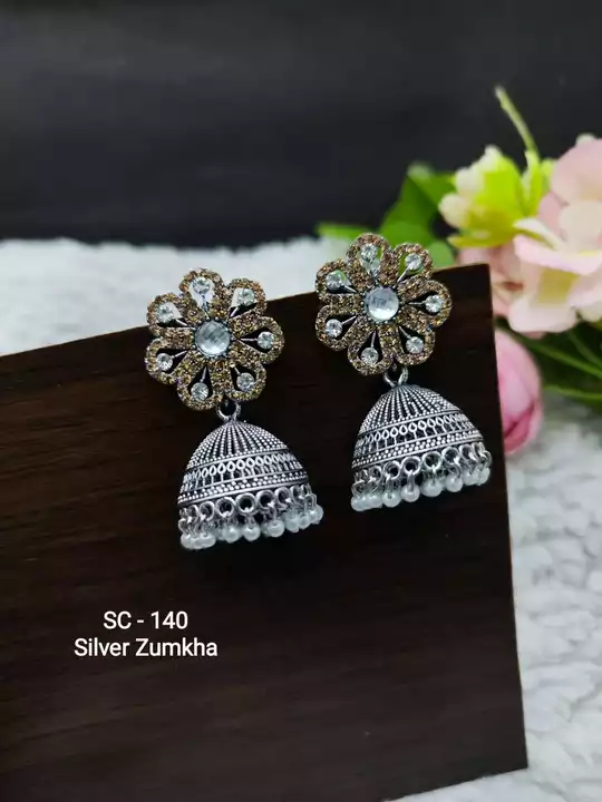 Silver jumka uploaded by Shreevari fashion on 12/17/2022