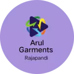 Business logo of Arul garments