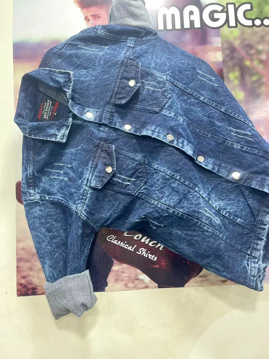 Jeans jacket casual uploaded by Rady made all types jenes n shirts on 12/18/2022