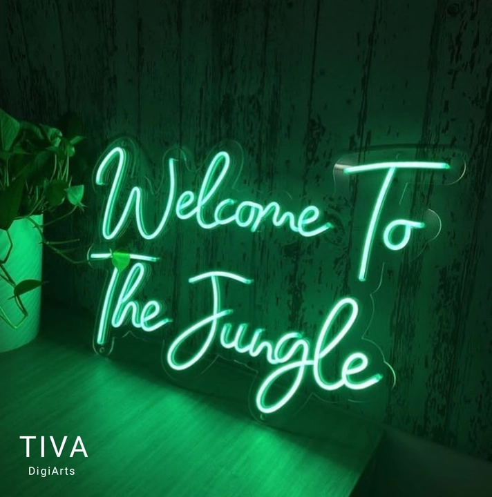 Neon signs - Welcome to Jungle  uploaded by DigiArts custom neon on 12/18/2022