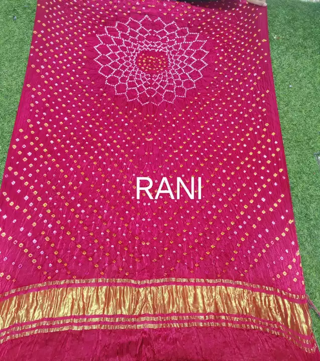Product image of ❣️❣️PURE MODEL SILK, ORIGINAL KUTCHI BANDHANI DUPPTTA ❣️❣️, price: Rs. 1550, ID: pure-model-silk-original-kutchi-bandhani-dupptta-838e4a32