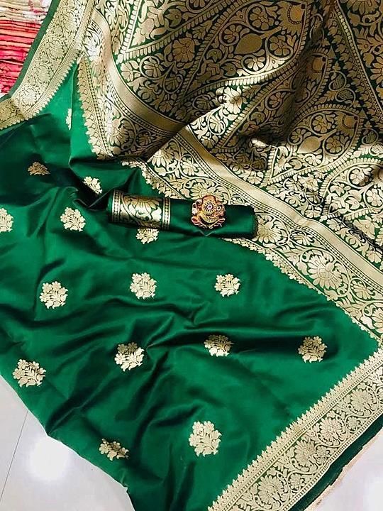 Post image 👑*BRAND: VARNI FASHION *👑
                
         🔱 *KF - 19/20* 🔱

🥻*BEAUTIFUL SOFT AND SILKY LITCHI SILK SAREE WITH HEAVY RICH PALLU WITH HEAVY JAQQARD BLOUSE WITH CONTRAST THREAD WEAVING BUTTA ON SAREE*

🥻*BLOUSE* :- BEAUTIFUL HEAVY JAQQARD CONTRAST COLOR

🧶*WORK*  :- WEAVING JAQQARD

   💰*Price   : 450/-*

👌 *Once Give Opportunity , Coustomer Satisfaction Is Our Goal*👌

MY WHATSAPP NUMBER:8460944894