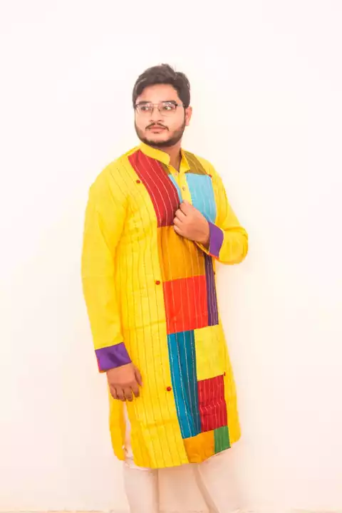 Product image with price: Rs. 960, ID: kantha-cotton-mens-kurta-f93302ec