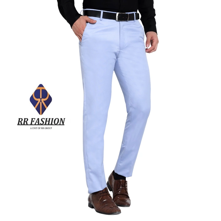RR FASHION Men's Slim Fit trouser sky blue   uploaded by RR FASHION on 12/18/2022