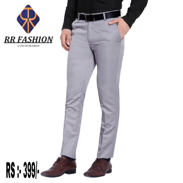 RR FASHION Slim Fit Men's Trouser Grey  uploaded by RR FASHION on 12/18/2022