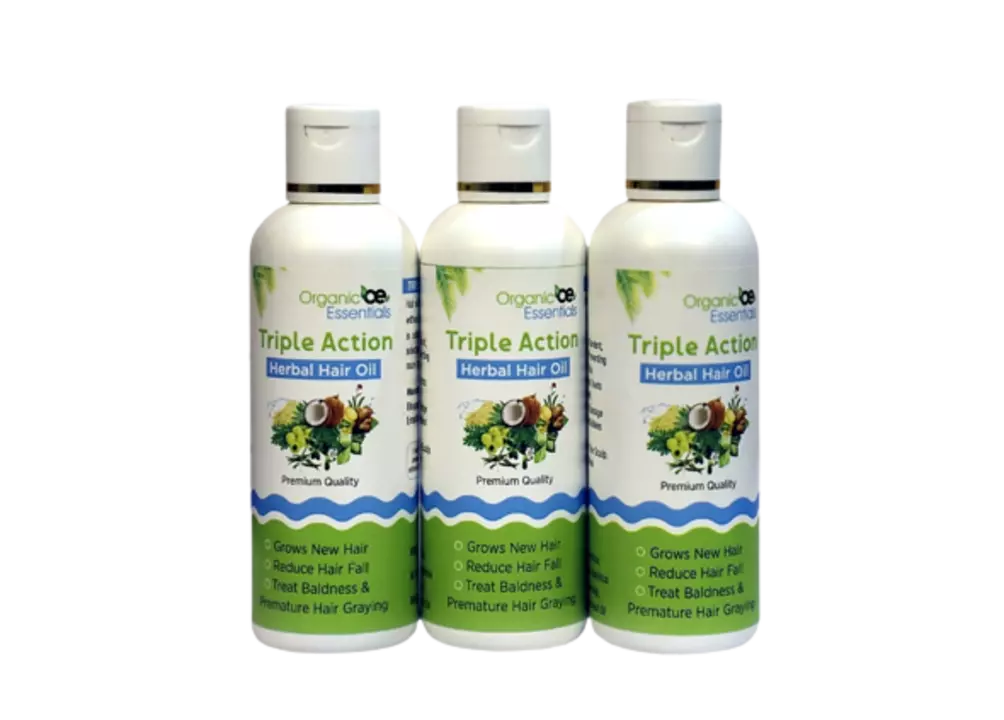Triple action herbal hair oil  uploaded by business on 12/18/2022