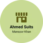 Business logo of Ahmed suits