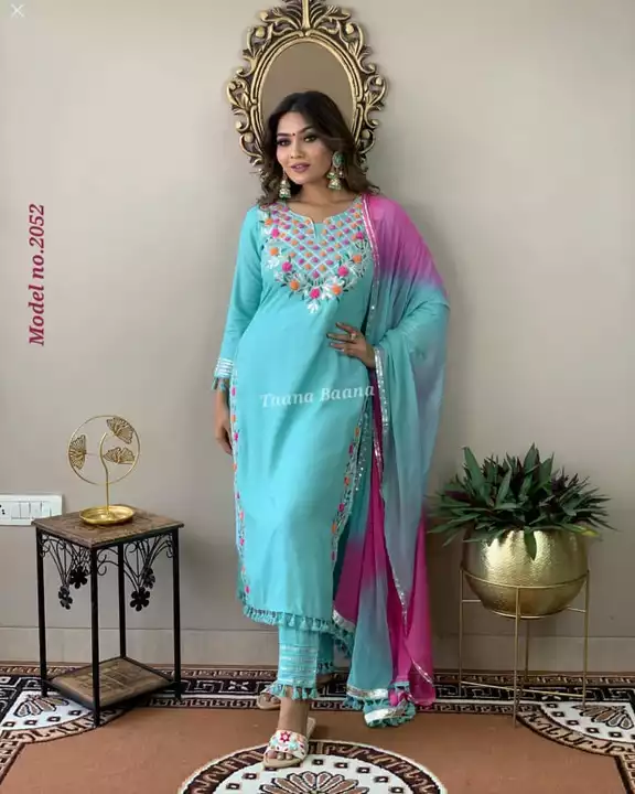 Kurti paint with duptta uploaded by business on 12/18/2022