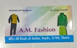 Business logo of A M fashion