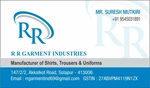 Business logo of RR GARMENT INDUSTRIES
