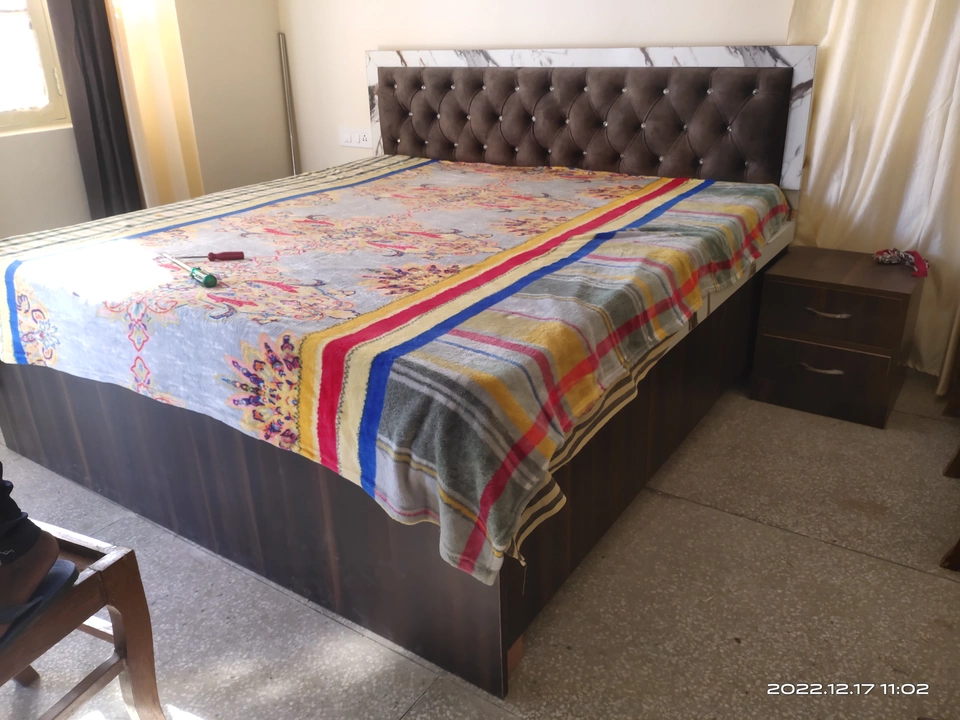 King side bed...  uploaded by Om Sai Ram furniture on 12/18/2022