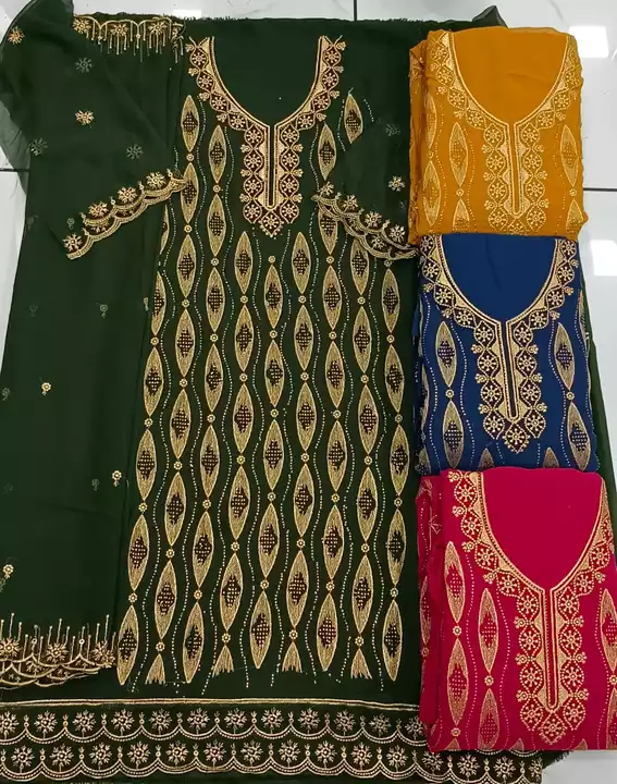 Post image I want to buy 1 pieces of Kurti pant duppatta . My order value is ₹0.0. Please send price and products.