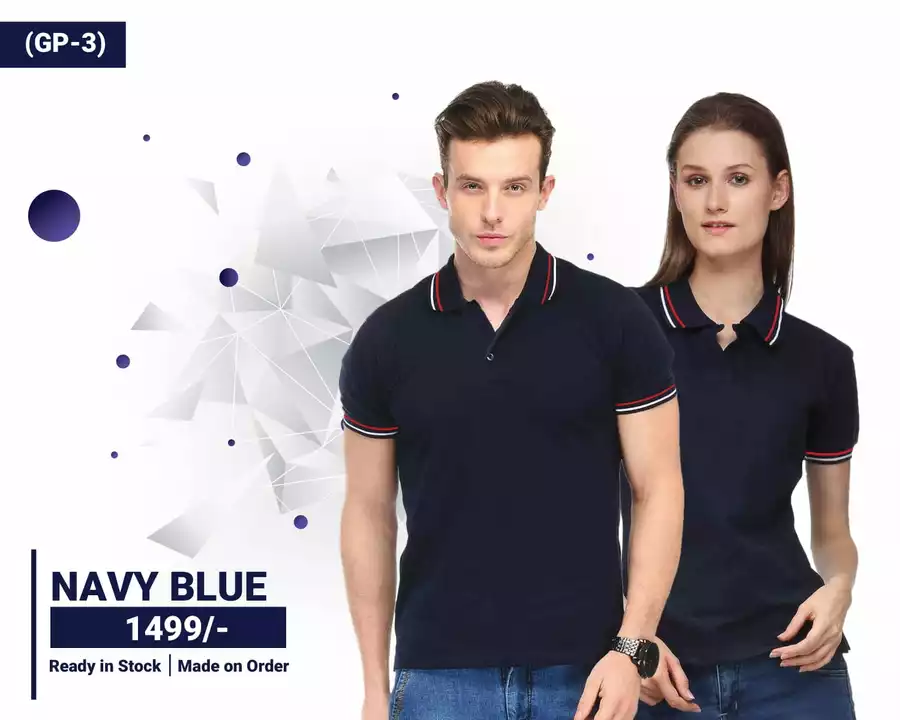 Men Women Premium Polo Neck Office T Shirt uploaded by Katyayani Foods And Fabrics on 12/18/2022