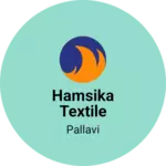 Business logo of Hamsika textile