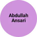 Business logo of Abdullah Ansari