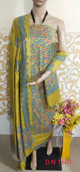 👆 NEW COLLECTION

➡️    AND RE-STOCK 

➡️Hand Block Print Suit

➡️ Fabric:- katan Salab

➡️Heavy Qu uploaded by business on 12/19/2022