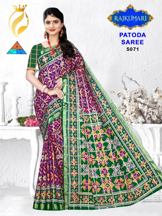 PATODA SAREES WITH BLOUSE PIECE  uploaded by business on 12/19/2022