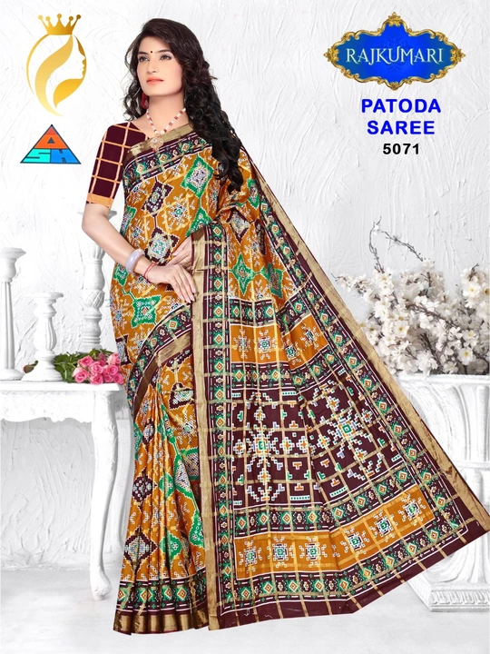 PATODA SAREES WITH BLOUSE PIECE  uploaded by business on 12/19/2022