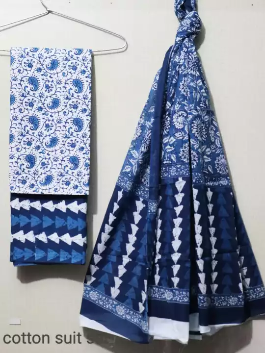 Cotton dupatta suit  uploaded by Indiana Creations  on 12/19/2022