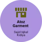 Business logo of Atoz garment