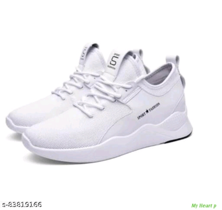 White Solid Sneakers For Men
 uploaded by Dress shops on 12/19/2022